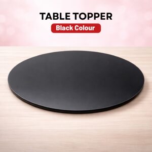 Rotating Table Topper - Black